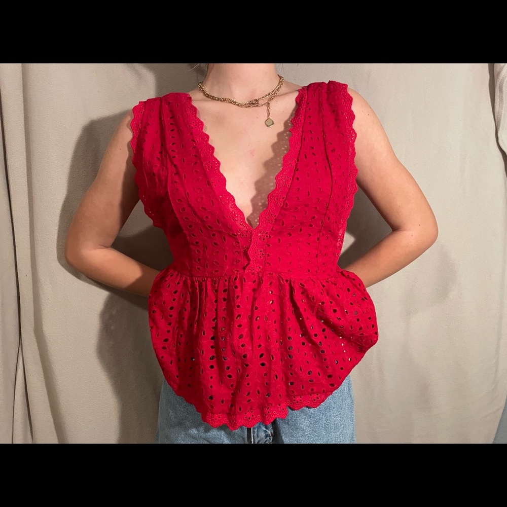 SHEIN Red Tank